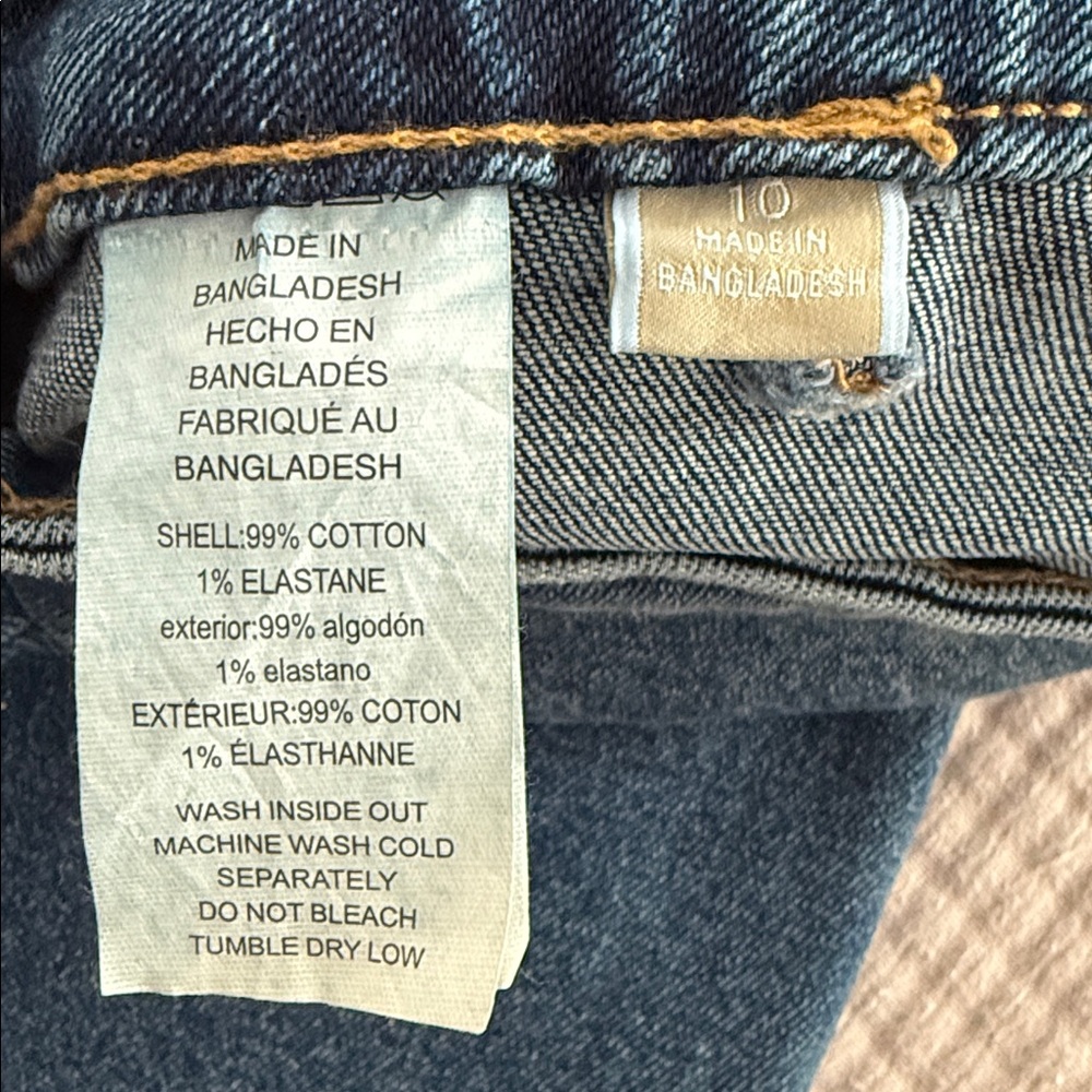 Michael Kors Dark Blue Flare Jeans - Picture 3 of 3